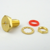 SMA Female (Jack) Bulkhead Connector Pin Terminal, Solder, Gold Plated Stainless Steel Body, Length 0.62 In - SC7106 - Fairview Microwave Inc.