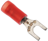 Terminal, Spade/fork, #6, Crimp, Red; Product Range Abb Thomas & Betts - 65F728 - Newark, An Avnet Company
