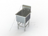 F1 Series, Single Bowl Sink - MF1-2424 - AERO Manufacturing Company