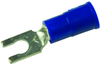 Terminal, Fork, Stud 8, Crimp, Blue; Product Range 3M - 66W6131 - Newark, An Avnet Company