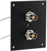 2 JACK PANEL INSERT BULKHEAD REAR MOUNT TRB 3 LUG NON ISOLATED JACK WITH 30-02002 LEAD 12