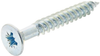 Csk Head Pozidriv Wood Screw, Steel, 8G; Thread Size Imperial Tr Fastenings - 27AC4123 - Newark, An Avnet Company
