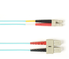 5m (16.4ft) SCLC Aqua OM3 MM Fiber Patch Cable INDR Zip OFNP - FOCMP10-005M-SCLC-AQ - Black Box