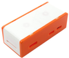 Flick Zero Case, Orange/white; For Use With Pi Supply - 41AC9926 - Newark, An Avnet Company