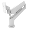 Monitor Mount, Height Adjusting, Double Arm, Aluminum Alloy, Powder Coat, White - AV-D32-61WC131-76 - Southco