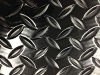 1/8 in. Gauge Thickness and 36 in. Width MATTING Series (TPE) DIAMOND - Rolls - Black Vinyl Matting - 477-08-364 - Kuriyama of America, Inc.
