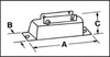 Short Straight Clamp, Size Db, Steel; Product Range Itt Cannon - 93F8843 - Newark, An Avnet Company
