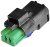 Connector Housing, Rcpt, 2Pos, Ip68, Grn Aptiv/delphi - 35AK1127 - Newark, An Avnet Company