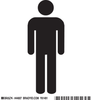 Brady B-909 Restroom Sign - 44607 - 754476-44607 - R. S. Hughes Company, Inc.