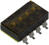 Dip Switch, Spst, 4Pos, 0.1A, 25Vdc, Smd; No. Of Circuits C&k Components - 35AH6101 - Newark, An Avnet Company