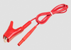 Test lead 1.2 m, red, 1 kV (terminated in a crocodile clip) - WAPRZ1X2REBK - Sonel Test
