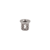 E-Z Press™ Threaded Insert For Plastic - Flanged - 303 Stainless - 4-40 -- 260-004-CR - Image