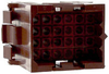 Connector, Soft Shell; Receptacle; 24; 14 A (Max.); 600; Thermoplastic; Red - 70087211 - Allied Electronics, Inc.