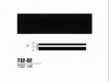 3M Scotchcal 73202 Black Striping Automotive Tape - 1/4 in Width x 150 ft Length - 2 mil Thick - 051141-73202 - R. S. Hughes Company, Inc.