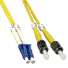 1m LC-ST Duplex Singlemode 9/125 Fiber Optic Cable (3.28ft) -- 10LC-ST01 - Image