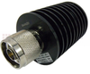 2 dB Fixed Attenuator N Male (Plug) to N Female (Jack) Up to 4 GHz Rated to 25 Watts, Heatsink Body, 1.25 VSWR - SA4N251-02 - Fairview Microwave Inc.