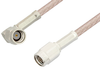 SSMA Male to SSMA Male Right Angle Cable 6 Inch Length Using RG316 Coax - PE36573-6 - Pasternack