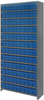 Closed Shelving, 13Shelves, 108Bins, Blu; Shelving Unit Type Quantum Storage - 44AC4624 - Newark, An Avnet Company