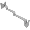 Monitor Mount, Tilt & Swivel, Double Arm, Wall Mount, Aluminum Alloy, Silver - AV-B30-41D243-70 - Southco