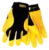 Tillman TrueFit 1475 Gold/Black Medium Grain Cowhide Leather/Spandex Full Fingered Work & General Purpose Gloves - Leather Palm & Fingers Coating - Smooth Finish - 8 in Length - 608134-14751 - 608134-14751 - R. S. Hughes Company, Inc.