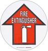 Brady Toughstripe B-534 Polyester Fire Equipment Sign - 17 in Width x 17 in Height - Laminated - TEXT: FIRE EXTINGUISHER - 104492 - 754473-16270 - R. S. Hughes Company, Inc.