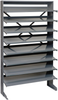 Single Side Sloped Rack, 8Shelves, Steel; Shelving Unit Type Quantum Storage - 42AC5671 - Newark, An Avnet Company