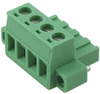 Pluggable Terminal Blocks 4 Pos 5.08mm pitch Plug 24-12 AWG Screw -- 629-1778001 - Image