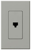 Datacommunication Face Plate with Jack - NT-PJ-GR - Lutron Electronics Co., Inc.