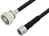 7/16 DIN Male to N Male Low Loss Cable 100 cm Length Using LMR-400-UF Coax - PE3W03271-100CM - Pasternack