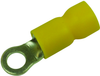 Terminal, Ring Tongue, #8, Crimp, Yellow; Stud Size - Metric Multicomp Pro - 34P2335 - Newark, An Avnet Company