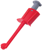 Safety Hook Clip, Cat Iv, 4Mm, Red Rohs Compliant Cal Test Electronics - 96AC7565 - Newark, An Avnet Company