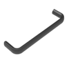 Handle, 192 mm Hole Centers, Internal Thread, M5, Aluminum, Powder Coat, Black, Oval -- P8-DHAE-5-192