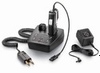 Plantronics CA12CD Cordless Push to talk (DECT 1.92 GHz) wireless mission-critical headset with plug prong adapter
