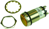 Panel Mount Indicator, Led, 25.4Mm, Yellow, 125V; Led Color Dialight - 33M4212 - Newark, An Avnet Company