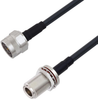 Rf Coax Cable, N Plug-N Bhd Jack, 5Ft; Connector To Connector L-Com - 84AH2573 - Newark, An Avnet Company