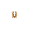 E-Z Press™ Threaded Insert for Plastic - Reverse Slot - Brass - 6-32 - 260-006-RS - E-Z LOK