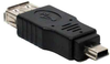 USB A Female to Mini USB B 5 Pin Male Adapter -- 30U1-05300 - Image