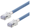 Category 5e Aerospace Ethernet Cable High-Temp SF/UTP FEP Blue RJ45, 5.0ft -- T5A00018-5F