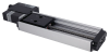 Motorized linear stage, 100 mm travel, integrated controller and motor encoder, plus manual control -- X-LHM100A-E03