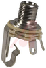 Jack, Phone; Panel Mount; 2; Nickel Plated Copper Alloy; 0.437 in.; 1/4 in. - 70214158 - Allied Electronics, Inc.