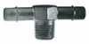 Barbed Fittings; NPT Male Branch Tees, 316 SS, 1/16