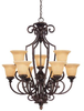 1P-50203-9-16 Mid. Chandeliers-Glass Up - 457302 - Capital Lighting, Inc.