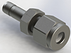 Precision Metal Orifices - Compression Fittings, Tube Adapter -- IC-400R4-10-SS - Image