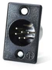 P Series 6 Pin Male XLR Solder Cup /Ag -- NEUNC6MPBAG