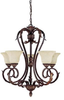 3845CB-285 Mid. Chandeliers-Glass Up - 785962 - Capital Lighting, Inc.