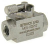 10-32 Threaded Ports, On/Off Ball Valve - MBV - Beswick Engineering Co., Inc.