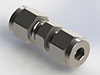 Compression Fittings - Tube Union, 1/4 inch OD, Type IC-4006 -- IC-4006-10-SS - Image