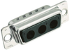 Combo D-Sub Housing, Plug, 3W3, Steel; For Use With Harting - 44J6442 - Newark, An Avnet Company