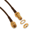 Coaxial Cable, Rg58/u, Plug-Jack, 0.5M; Connector To Connector Amphenol Rf - 30AK0036 - Newark, An Avnet Company