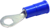 Terminal, Ring Tongue, #8, Crimp, Blue; Stud Size - Metric Multicomp - 14T2543 - Newark, An Avnet Company